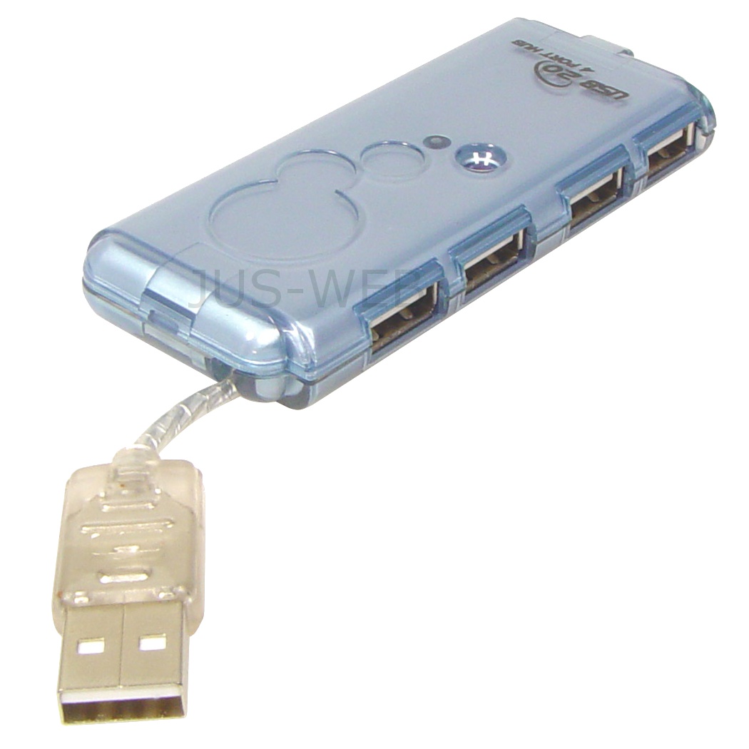 USB 2.0 HUB 4 Port Verteiler Switch passiv mit Kabel uci eBay