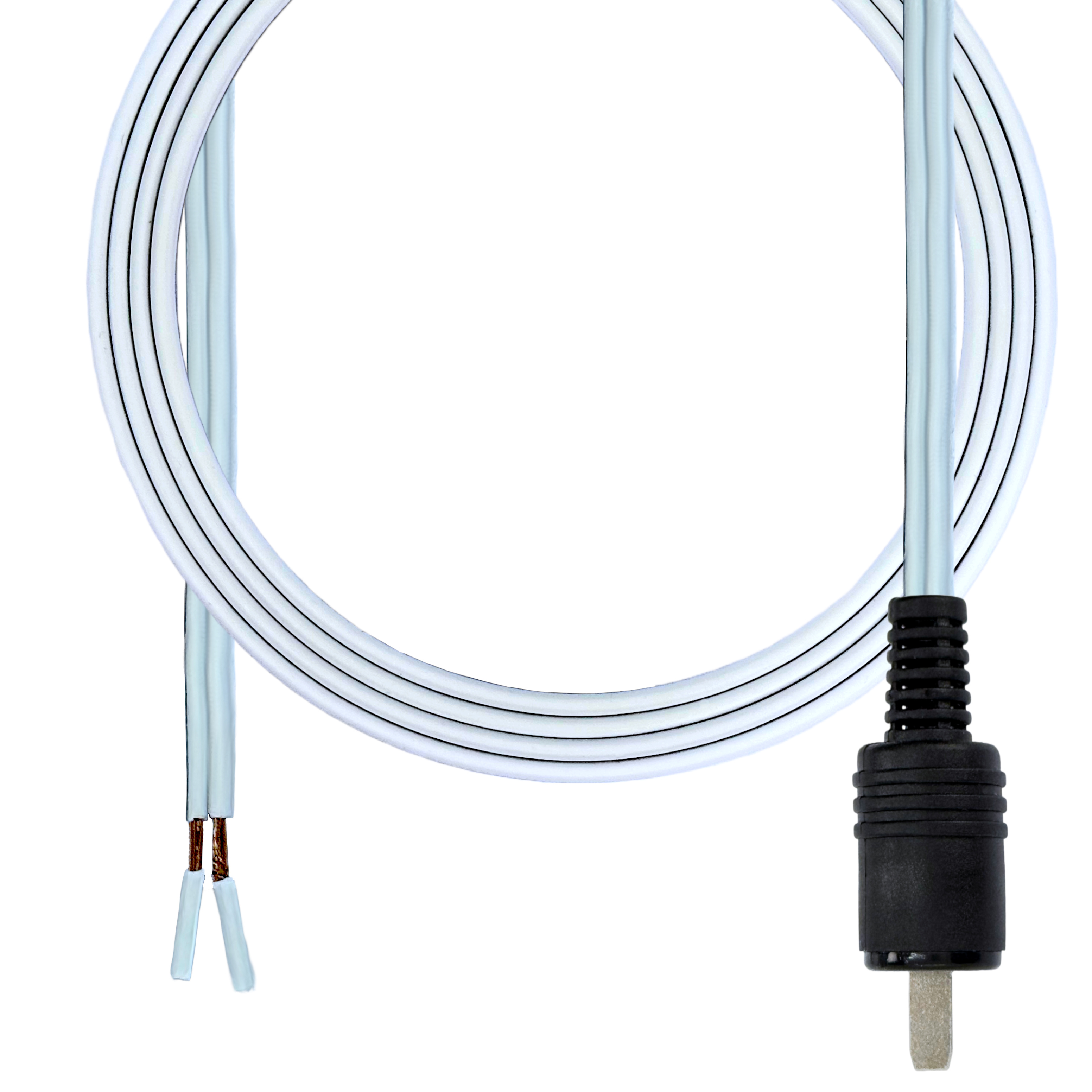 Lautsprecher Kabel Audio Weiß DIN 41529 Stecker Buchse Offenes Ende Boxen Litzen